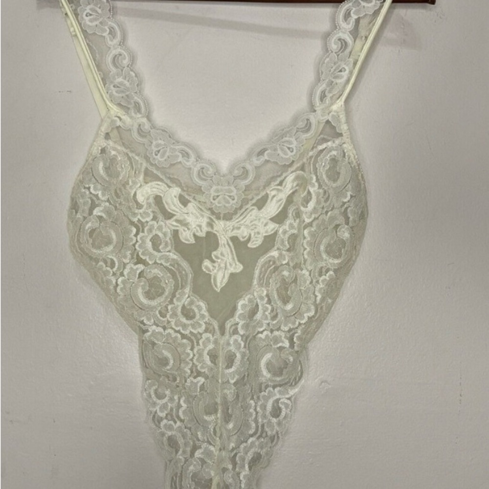 Vintage Victoria's Secret one piece thong Gold Label